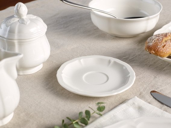 Villeroy & Boch Manoir Underkop Espresso 13 cm, Hvid