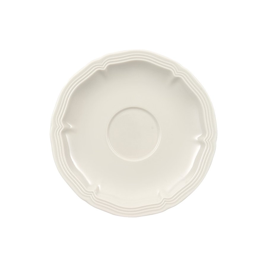 Villeroy & Boch Manoir Underkop Espresso 13 cm, Hvid