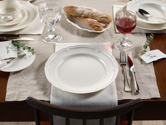Villeroy & Boch Manoir Tallerken 26 cm, Hvid