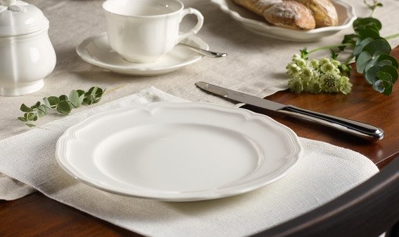 Villeroy & Boch Manoir Tallerken 21cm, Hvid