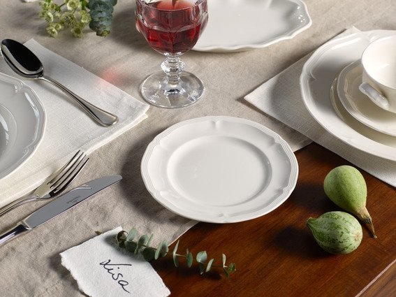 Villeroy & Boch Manoir Tallerken 17cm, Hvid