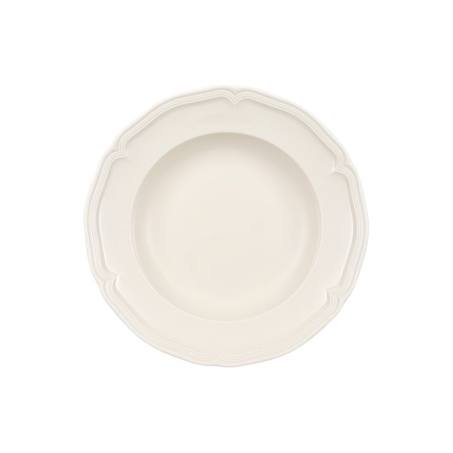 Villeroy & Boch Manoir Dyb Tallerken 23 cm, Hvid