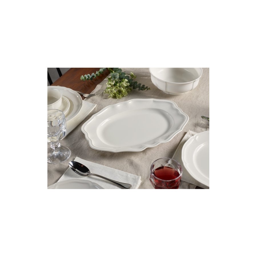 Villeroy & Boch Manoir Serveringsfad 37 cm, Hvid