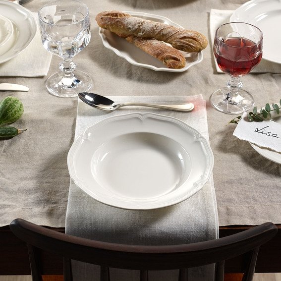 Villeroy & Boch Manoir Tallerken 2 stk, Hvid