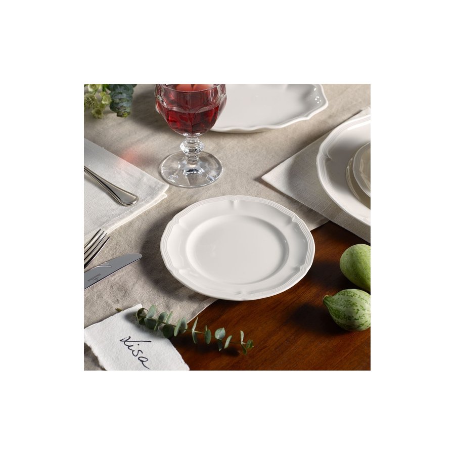 Villeroy & Boch Manoir Tallerken 2 stk, Hvid