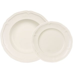 Villeroy & Boch Manoir Teller 2er Set, Wei