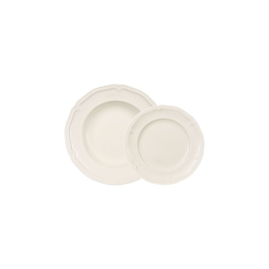 Villeroy & Boch Manoir Tallerken 2 stk, Hvid