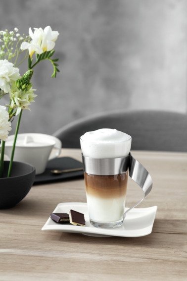 Villeroy & Boch NewWave Caffe Underkop Cappuccino 22x17 cm, Hvid