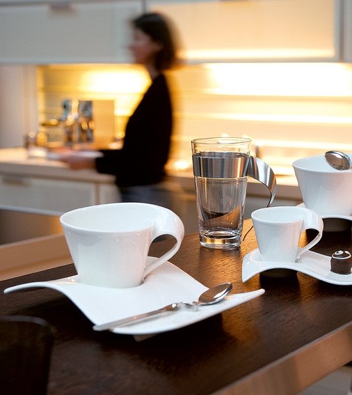 Villeroy & Boch NewWave Caffe Underkop Cappuccino 22x17 cm, Hvid