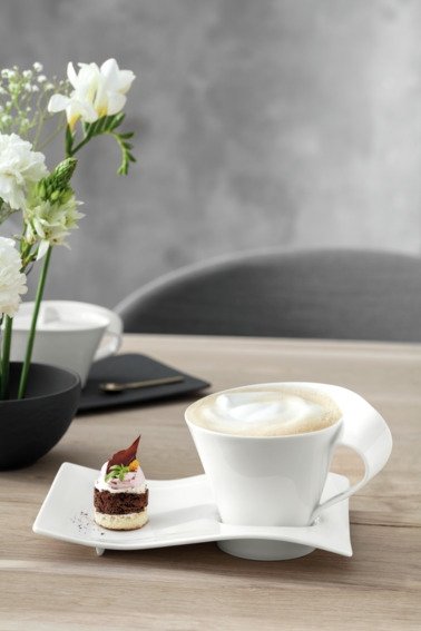 Villeroy & Boch NewWave Caffe Cappuccino-Untertasse 20x14cm, Wei
