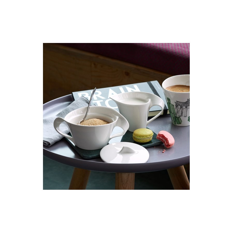 Villeroy & Boch NewWave Sukkerskl 13 cm, Hvid