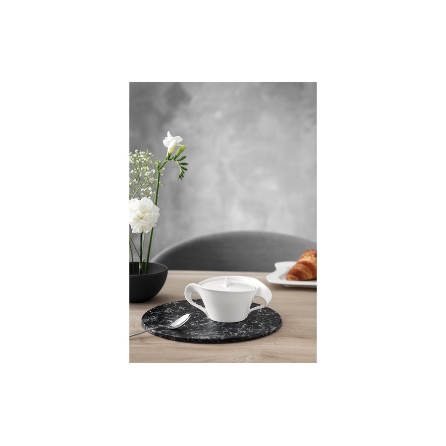 Villeroy & Boch NewWave Sukkerskl 13 cm, Hvid