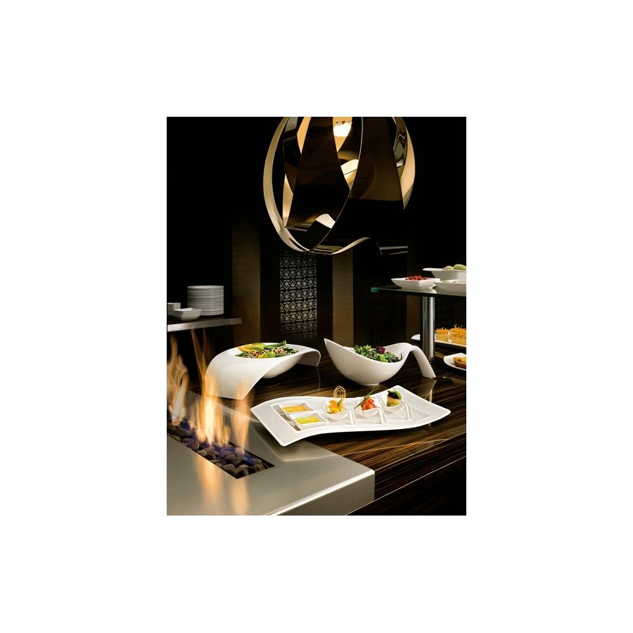 Villeroy & Boch NewWave Serveringsfad 49x30 cm, Hvid