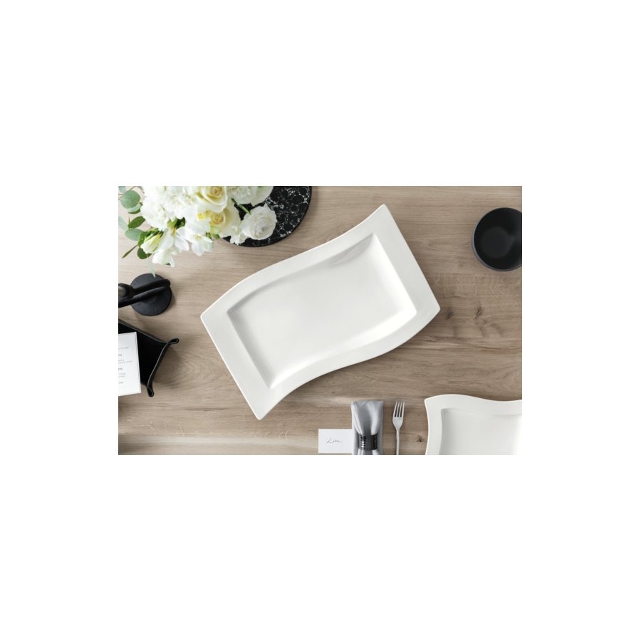 Villeroy & Boch NewWave Serveringsfad 49x30 cm, Hvid
