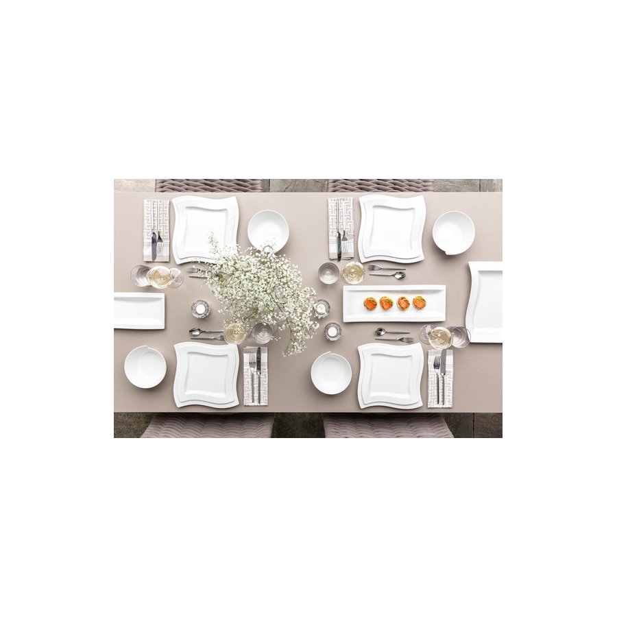 Villeroy & Boch NewWave Serveringsfad 42x15 cm, Hvid