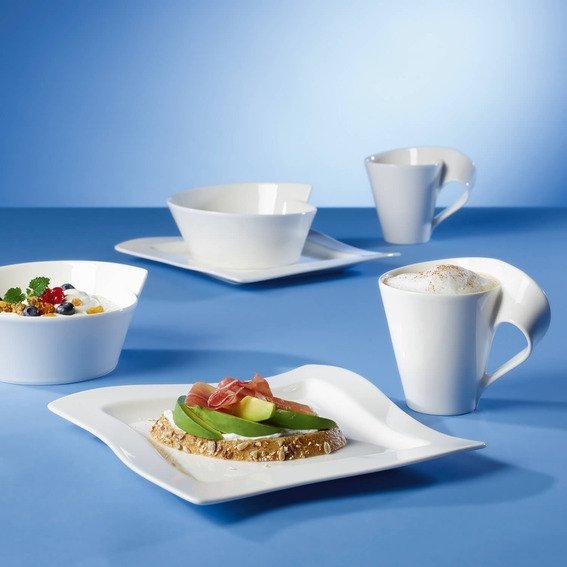 Villeroy & Boch NewWave Tallerken 24x24 cm, Hvid