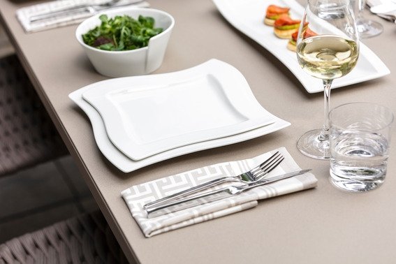 Villeroy & Boch NewWave Tallerken 24x24 cm, Hvid