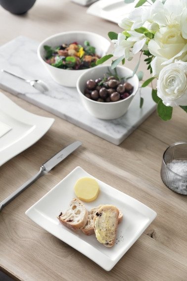 Villeroy & Boch NewWave Tallerken 18x15 cm, Hvid