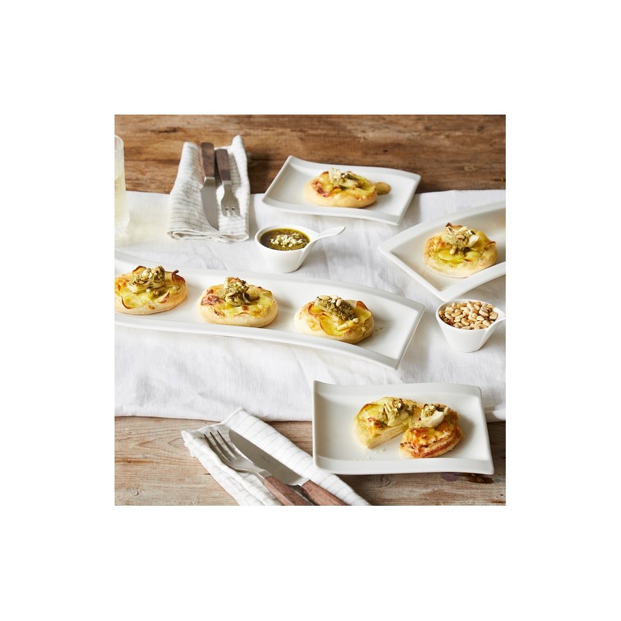 Villeroy & Boch NewWave Tallerken 18x15 cm, Hvid