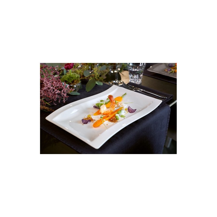 Villeroy & Boch NewWave Serveringsfad 37x25 cm, Hvid