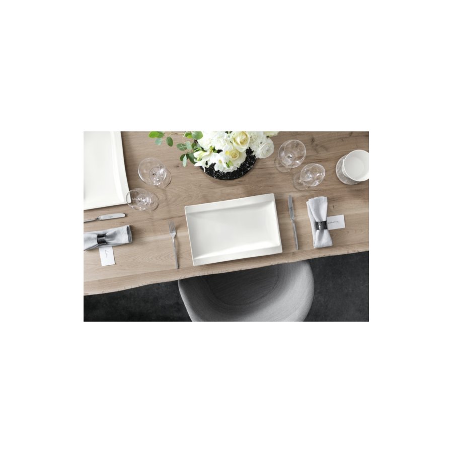 Villeroy & Boch NewWave Serveringsfad 37x25 cm, Hvid