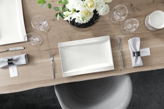 Villeroy & Boch NewWave Serveringsfad 37x25 cm, Hvid