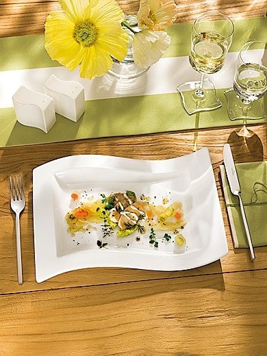 Villeroy & Boch NewWave Servierplatte 33x24 cm, Wei