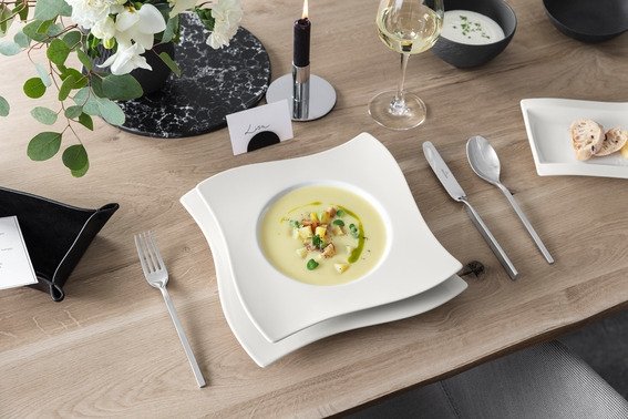 Villeroy & Boch NewWave Suppenteller 24 cm, Wei