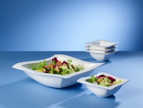 Villeroy & Boch NewWave Salatskl 33 cm, Hvid