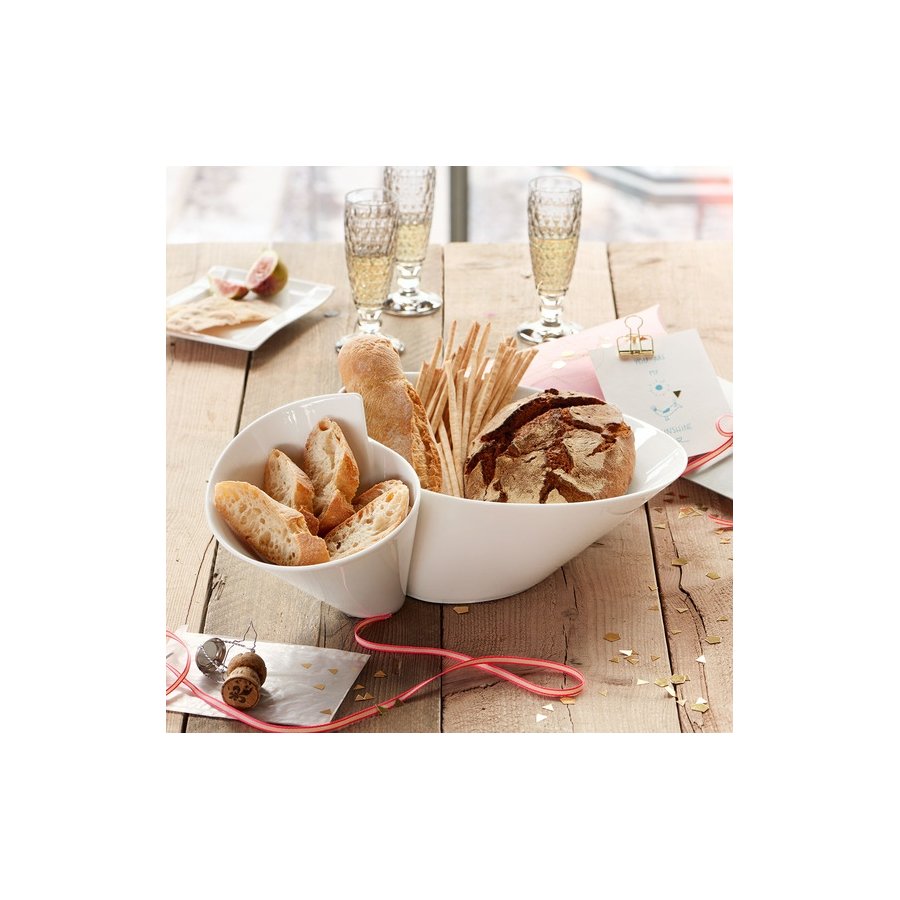 Villeroy & Boch NewWave Dobbeltskl 49x27 cm, Hvid