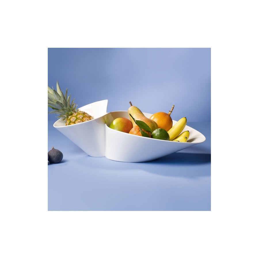 Villeroy & Boch NewWave Dobbeltskl 49x27 cm, Hvid