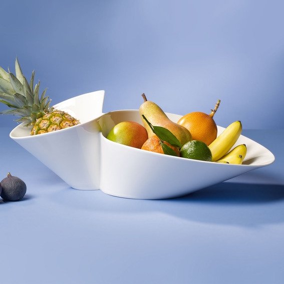 Villeroy & Boch NewWave Dobbeltskl 49x27 cm, Hvid