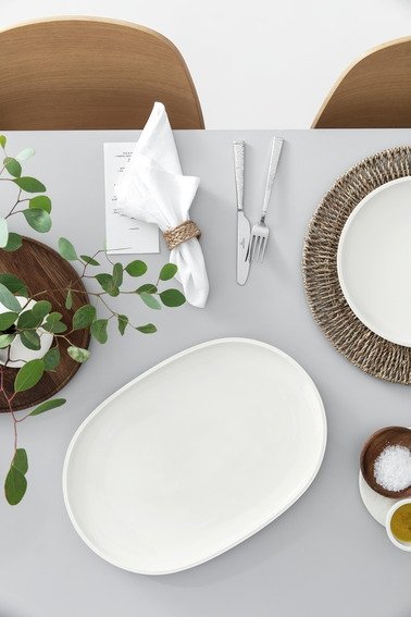 Villeroy & Boch Artesano Original Serveringsfad 43x30 cm, Hvid