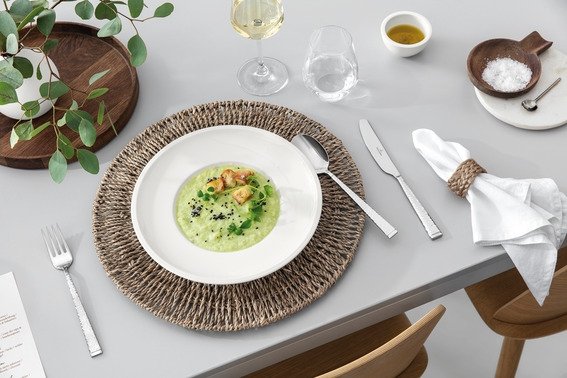 Villeroy & Boch Artesano Original Dyb Tallerken 25 cm, Hvid