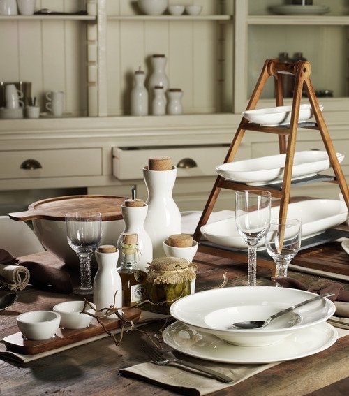 Villeroy & Boch Artesano Original Dyb Tallerken 25 cm, Hvid
