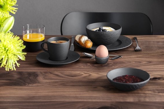 Villeroy & Boch Manufacture Rock Underkop Kaffe 15 cm, Sort