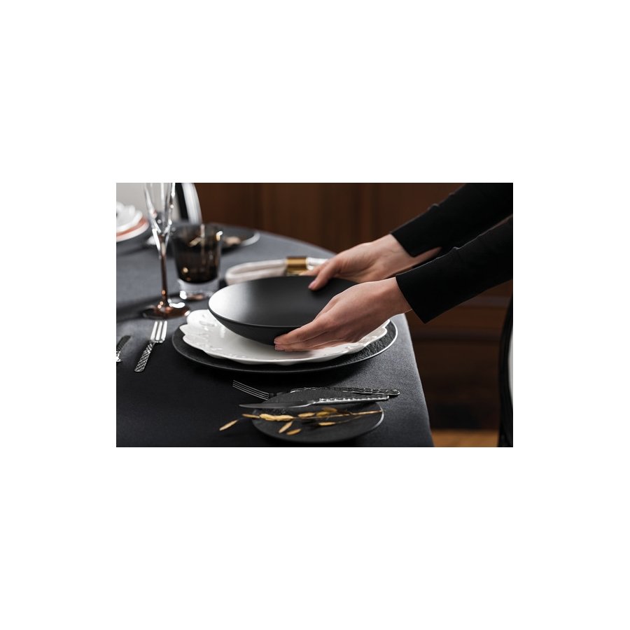 Villeroy & Boch Manufacture Rock Skl 23,5 cm, Sort