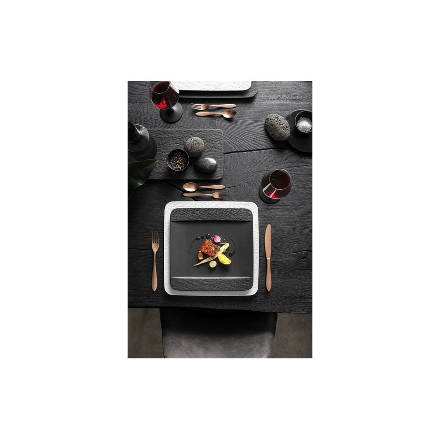 Villeroy & Boch Manufacture Rock Tallerken 28 cm, Sort