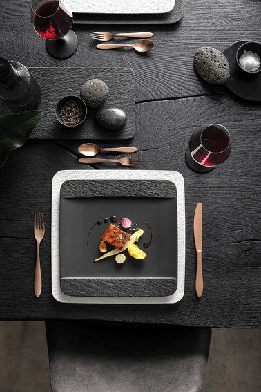 Villeroy & Boch Manufacture Rock Tallerken 28 cm, Sort