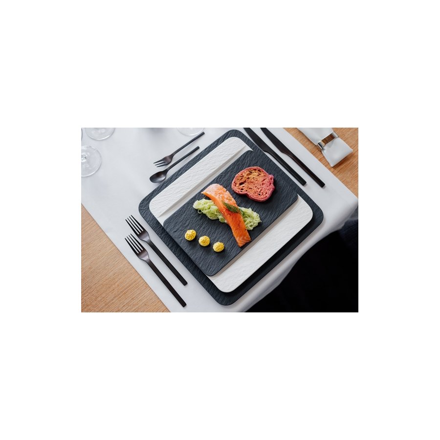 Villeroy & Boch Manufacture Rock Tallerken 28 cm, Sort