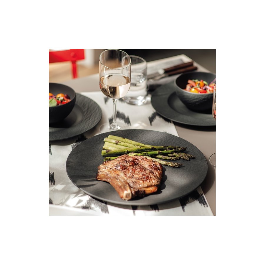 Villeroy & Boch Manufacture Rock Tallerken 25 cm, Sort