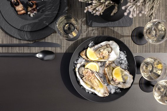 Villeroy & Boch Manufacture Rock Tallerken 25 cm, Sort