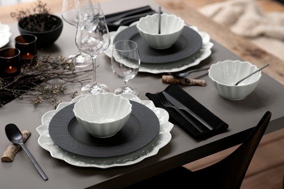 Villeroy & Boch Manufacture Rock Tallerken 22 cm, Sort