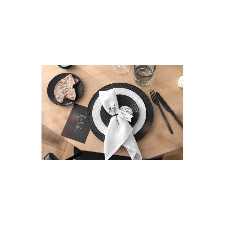 Villeroy & Boch Manufacture Rock Tallerken 22 cm, Sort