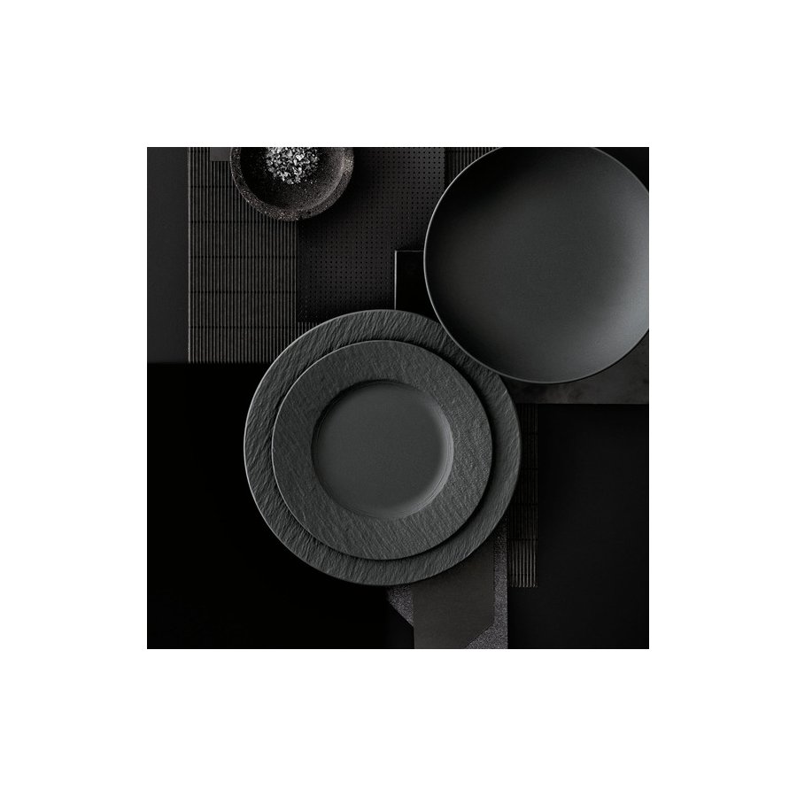 Villeroy & Boch Manufacture Rock Tallerken 22 cm, Sort