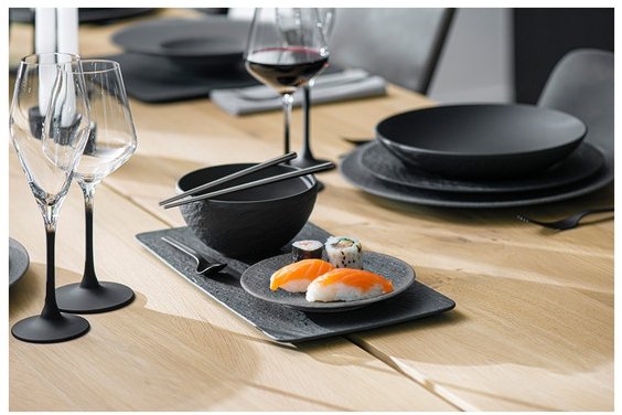 Villeroy & Boch Manufacture Rock Tallerken 15,5 cm, Sort