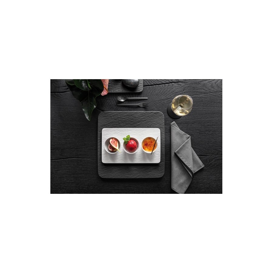 Villeroy & Boch Manufacture Rock Serveringsfad 32x32 cm, Sort