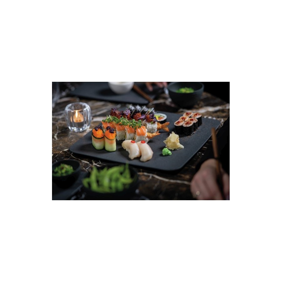 Villeroy & Boch Manufacture Rock Serveringsfad 32x32 cm, Sort