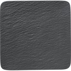 Villeroy & Boch Manufacture Rock Servierplatte 32x32 cm, Schwarz