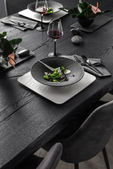 Villeroy & Boch Manufacture Rock Dyb Tallerken 28 cm, Sort